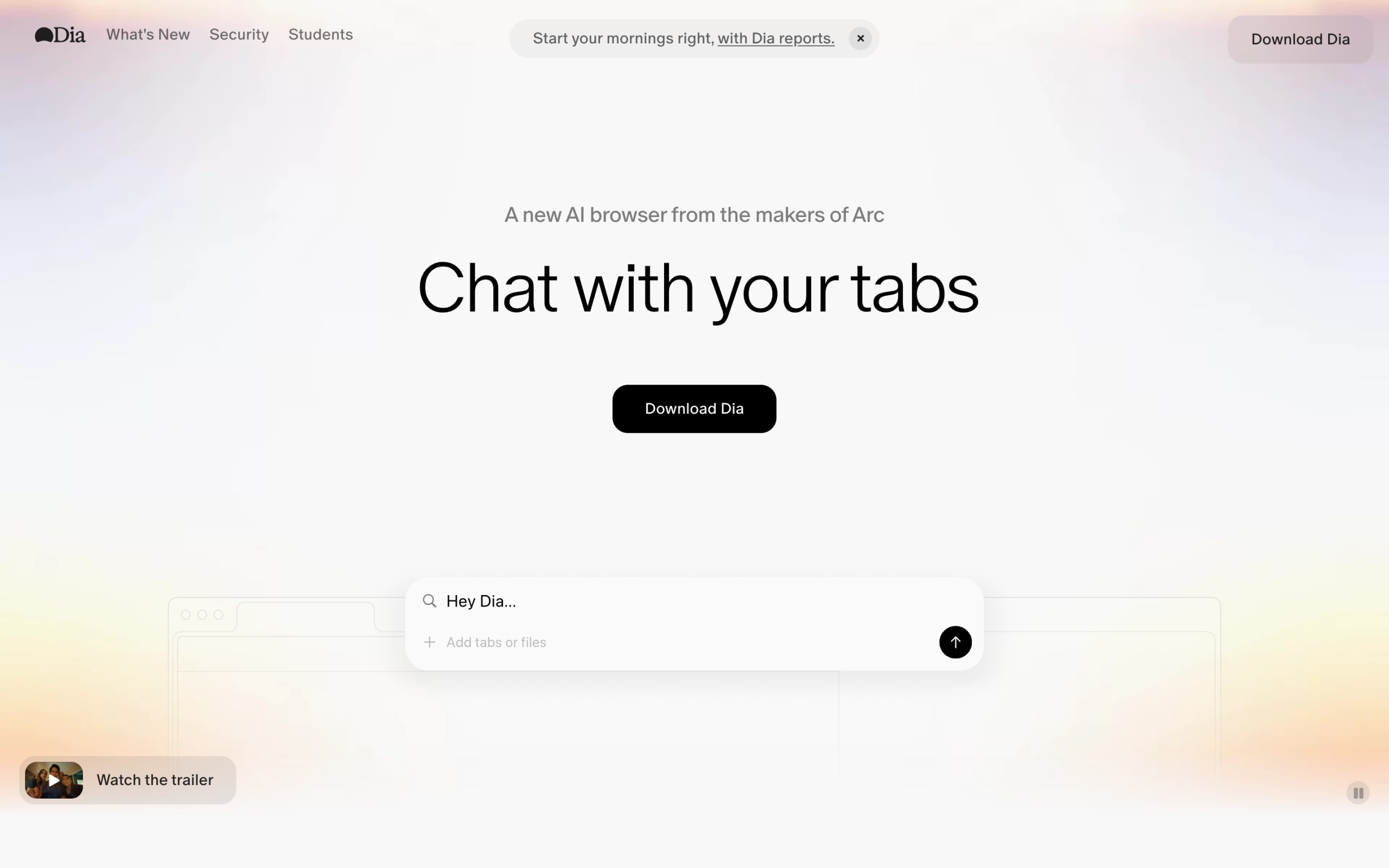 Dia — Browser Company의 AI 브라우저