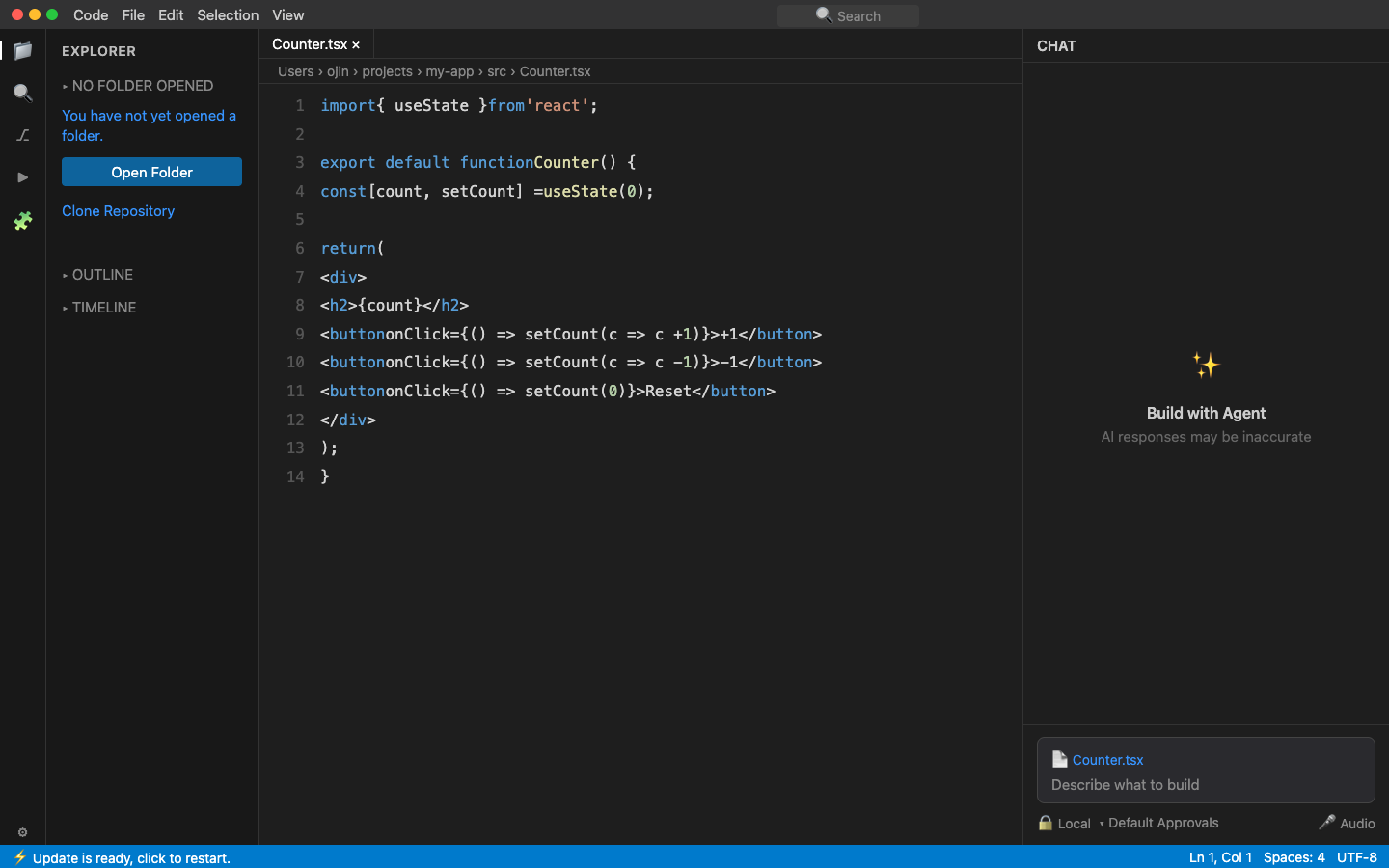 GitHub Copilot — VS Code에서 자동완성과 Chat 패널